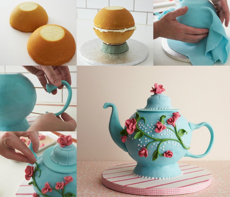 как оформить торт