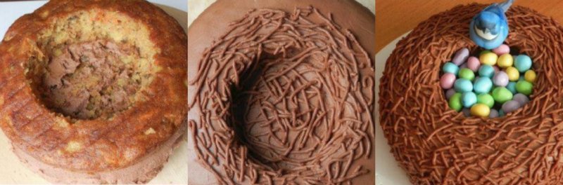 как оформить торт