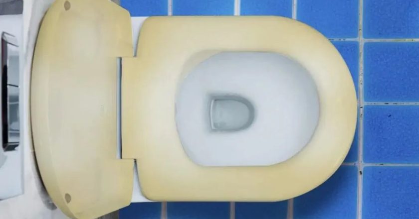 отбелить сиденье унитаза