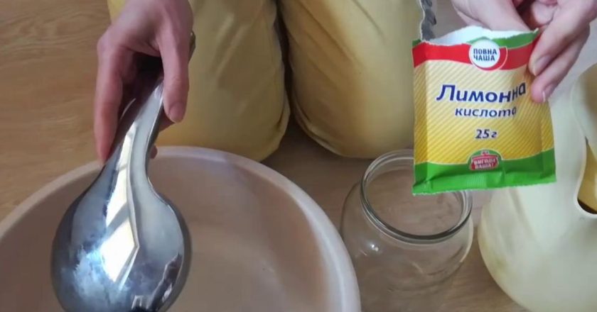 чистка сантехники лимонной кислотой