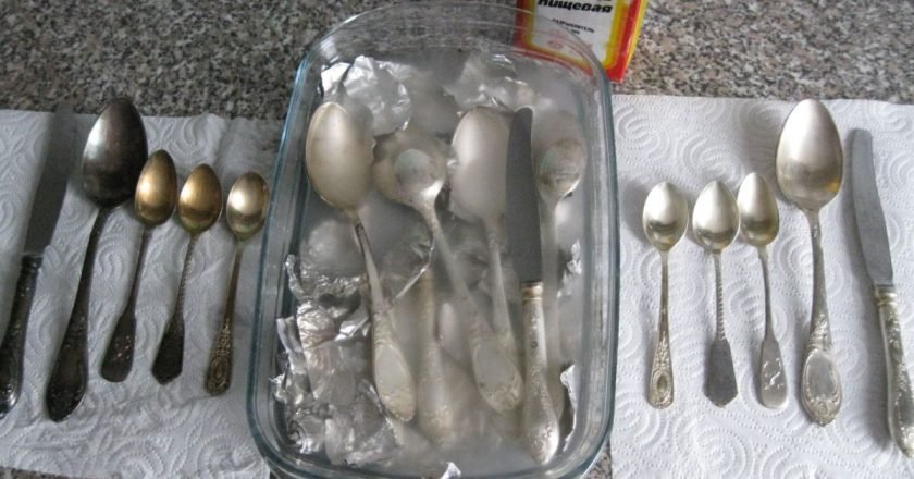 фольга для чистки серебра