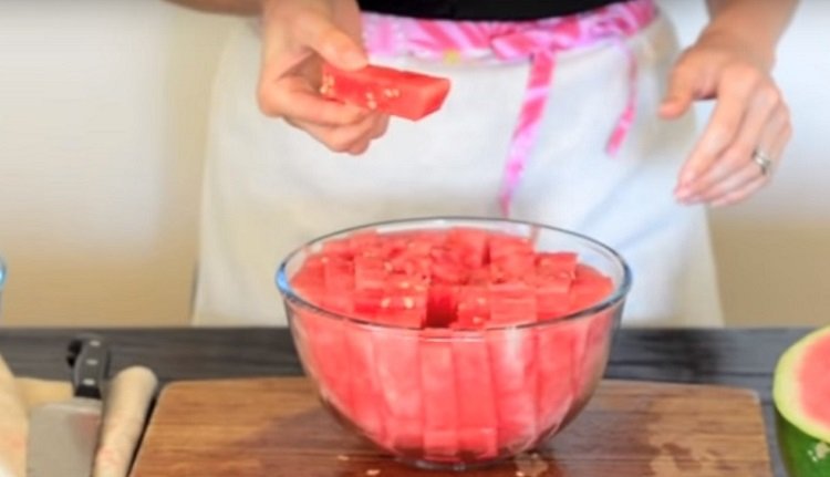 нарезка арбуза фото