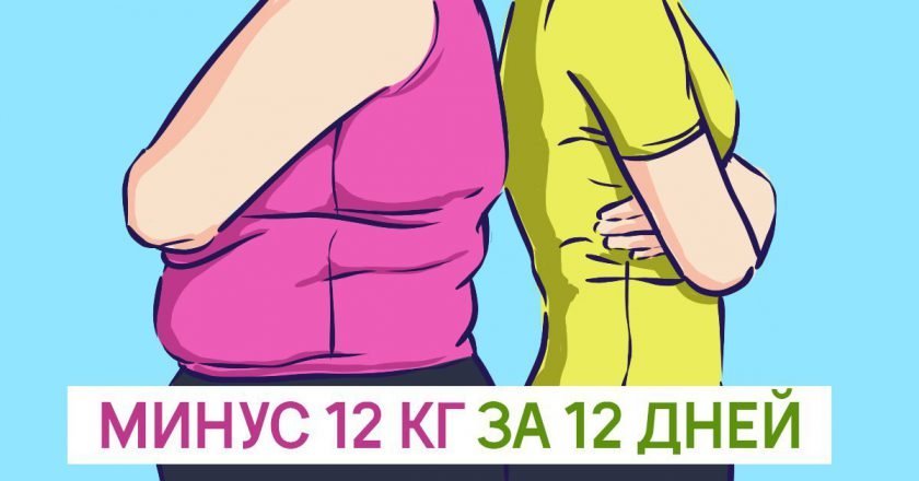 Что нужно сделать чтобы похудеть на 12 кг