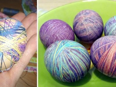 Как покрасить яйца без красителей