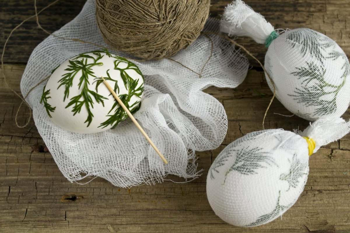 яйца в марле