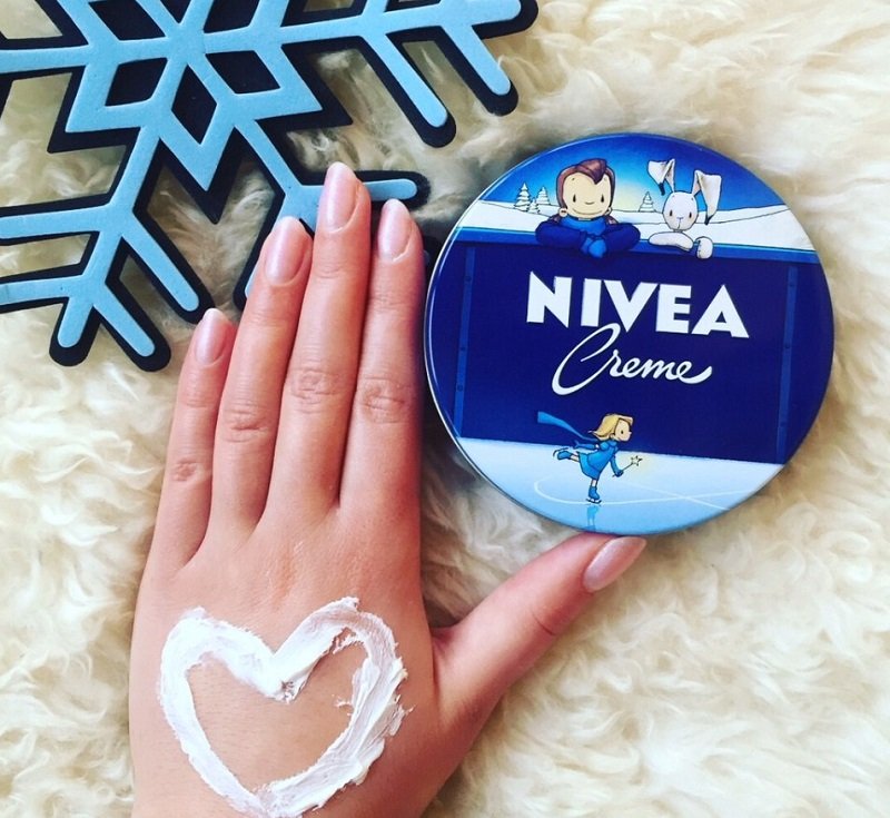 крем Nivea зимой