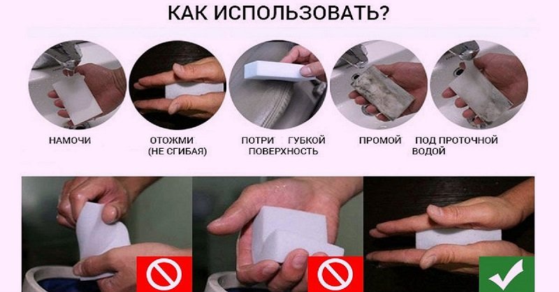 использование наногубки