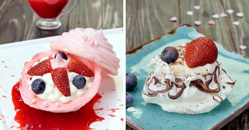 рецепты десертов с безе