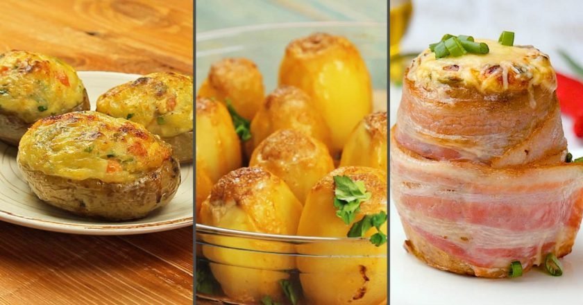 Как приготовить фаршированный картофель