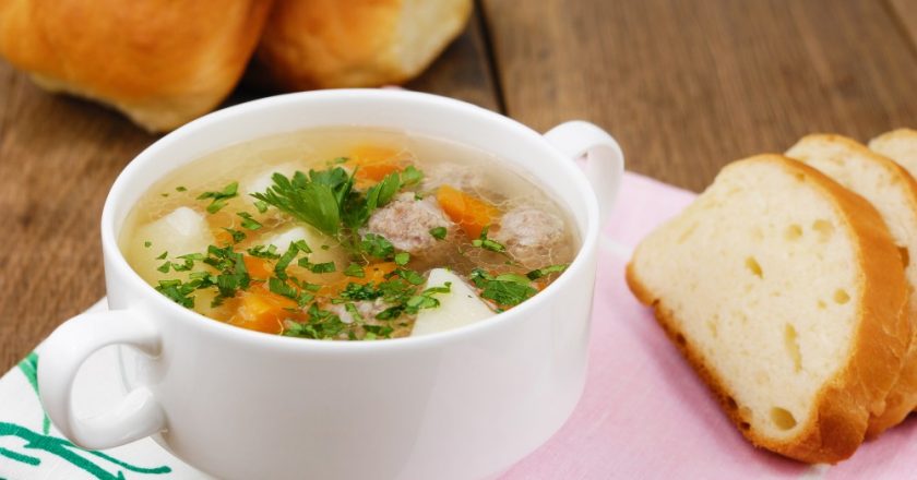 как приготовить куриный суп с фрикадельками