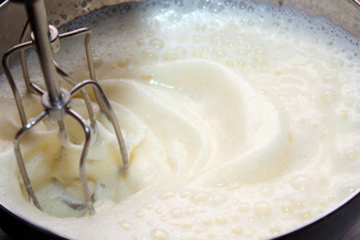 взбитое молоко