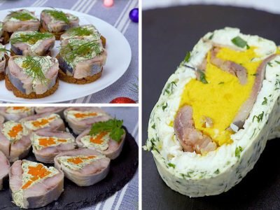 Рулеты из сельди