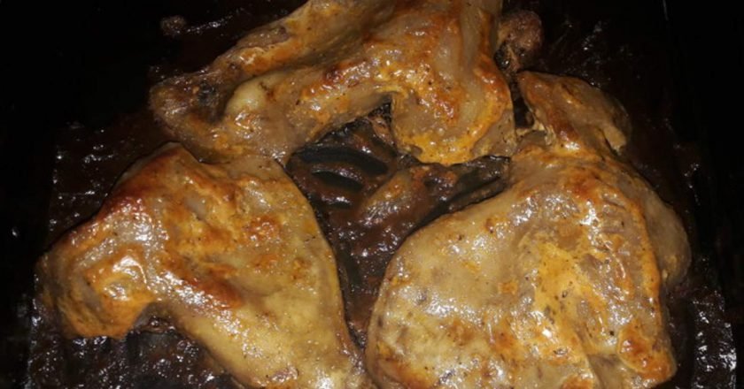свиные уши, запеченные в духовке