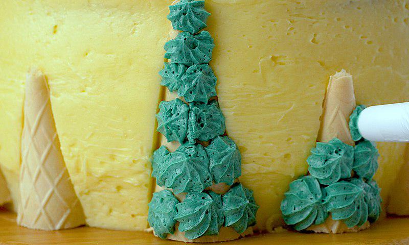 как украсить торт