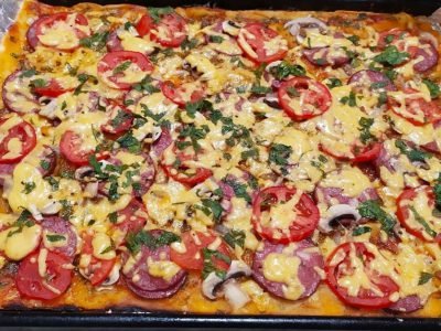 Как приготовить вкусную пиццу дома