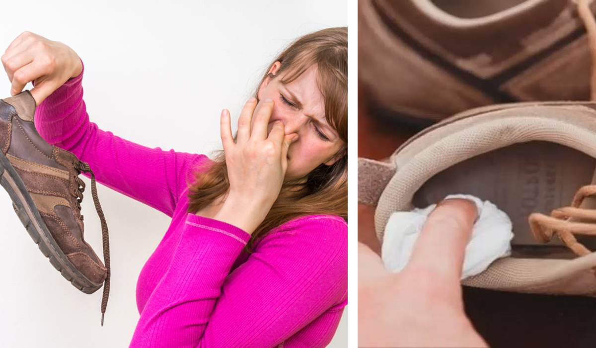 неприятный запах в обуви