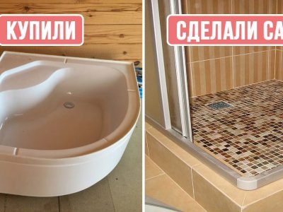 Как сделать душевую кабину из плитки