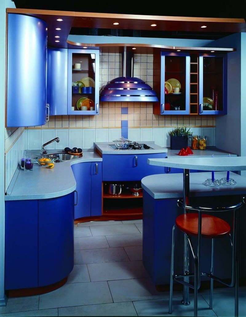 красивые кухонные гарнитуры на маленькую кухню