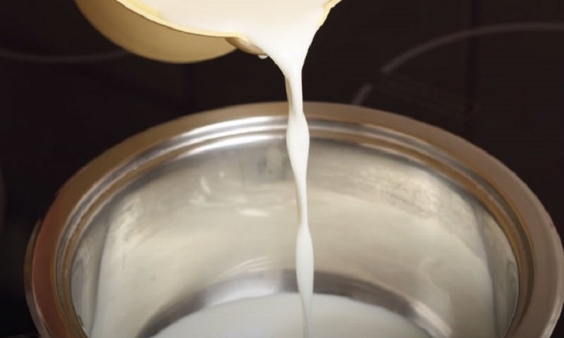 кожура с молоком