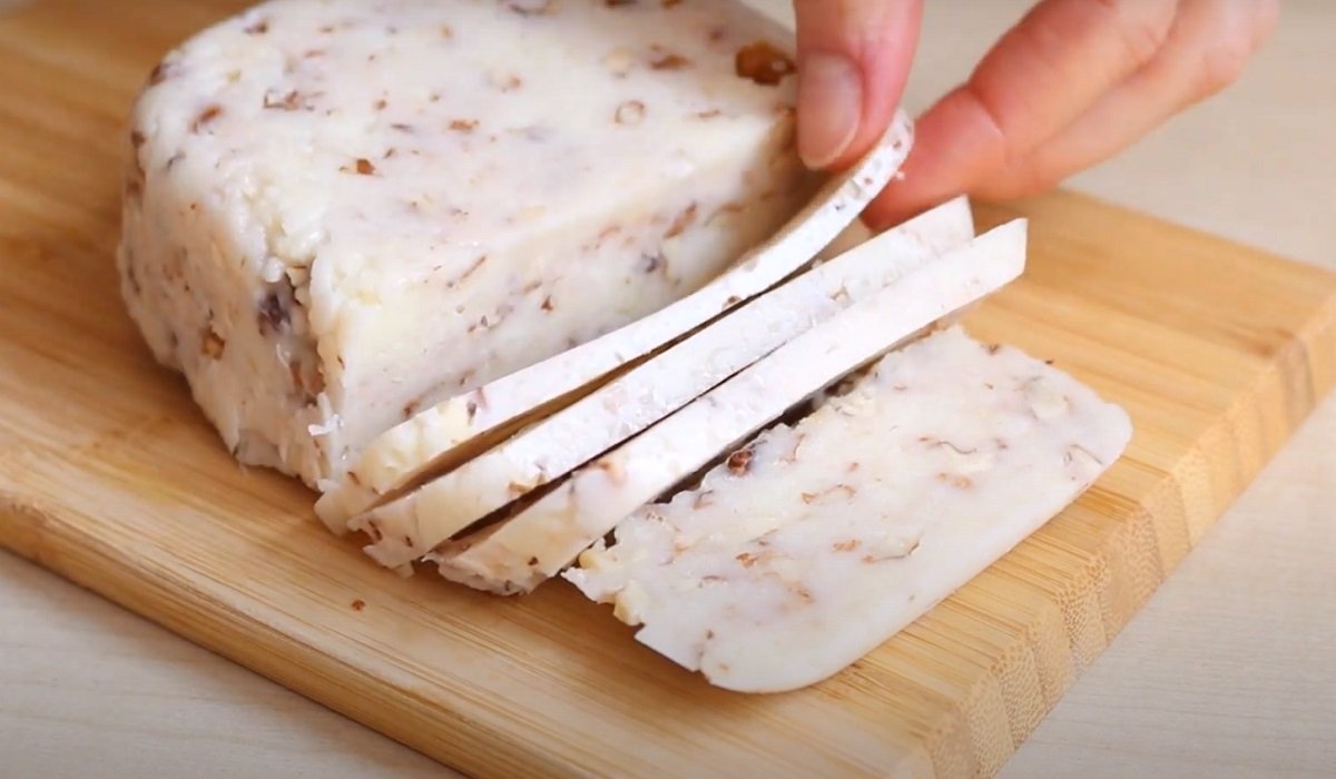 Как сделать сыр из творога с орехами - Со Вкусом