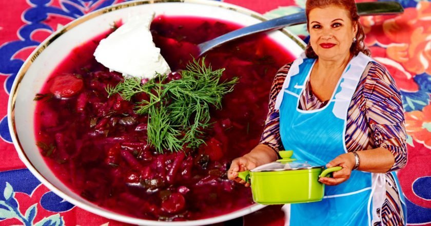 приготовление классического борща