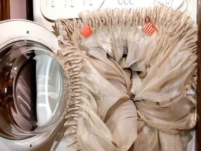 Как стирать шторы в стиральной машине