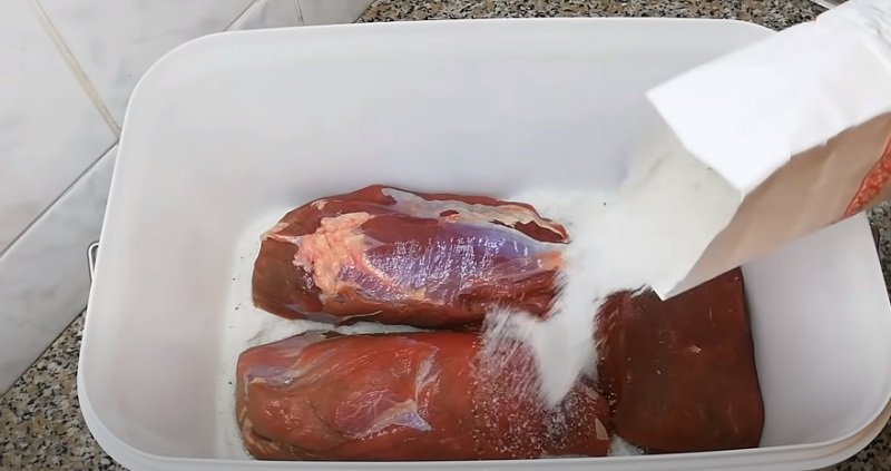 засолка мяса