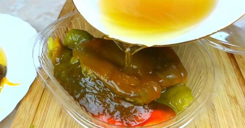 как заготовить болгарский перец
