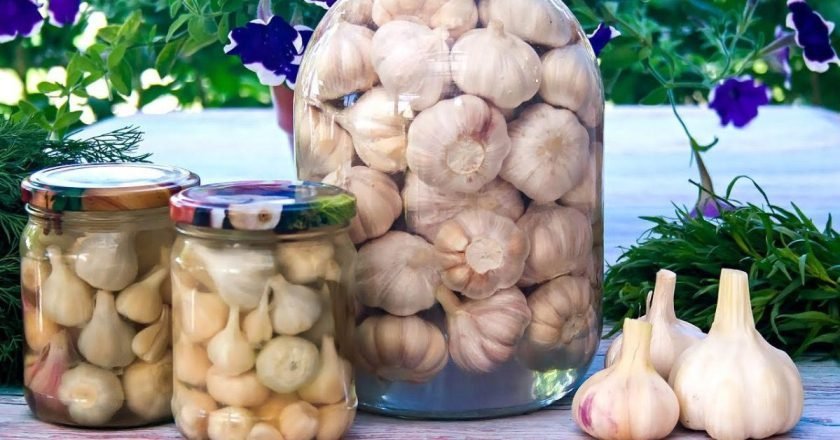 как заготовить чеснок на зиму