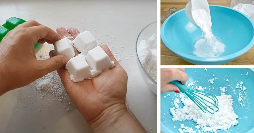 моющие таблетки из порошка