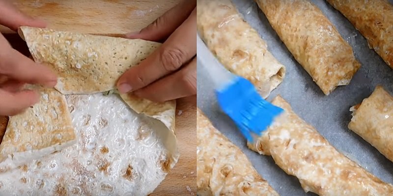 сытная закуска в лаваше