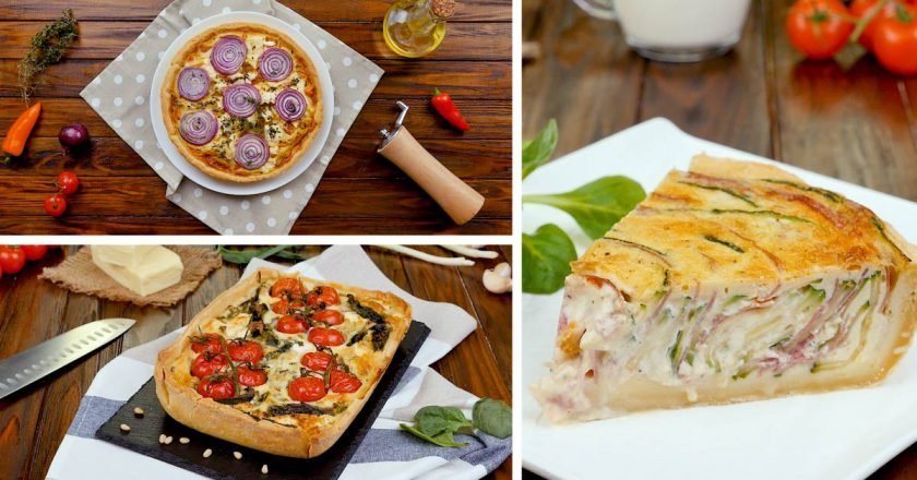 Киш с начинкой