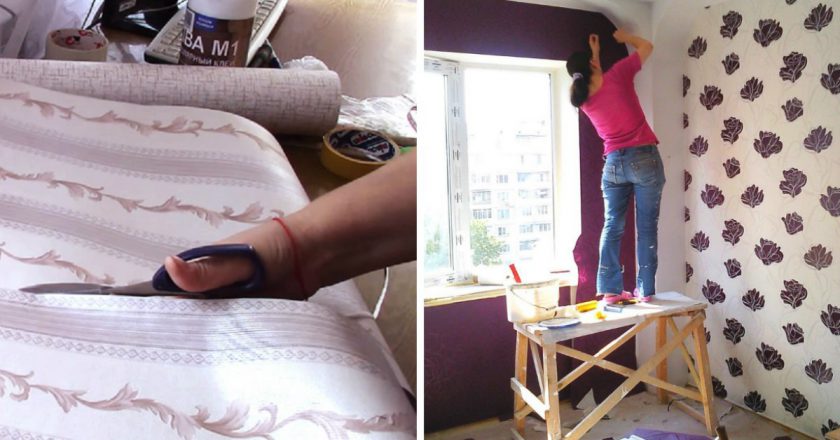 Комбинирование обоев