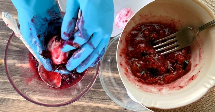 Как сделать «космические» яйца на Пасху с помощью ягод