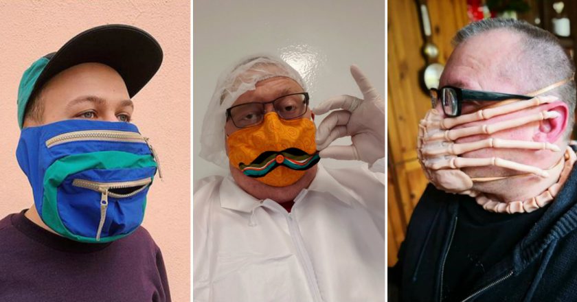 креативные защитные маски фото