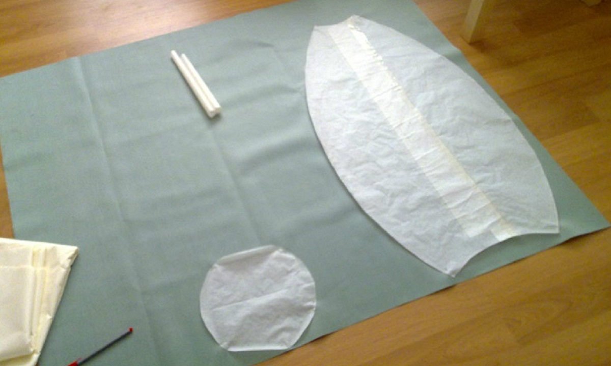 выкройка на ткани