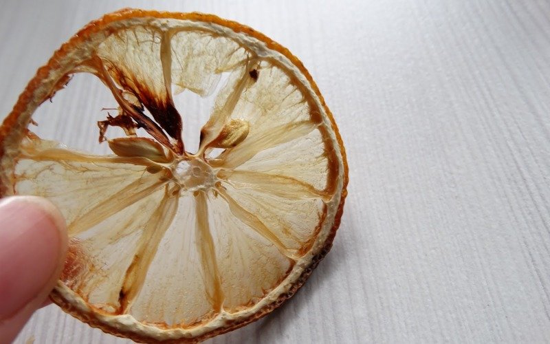 как засушить лимон