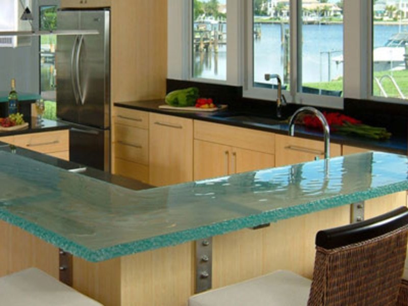 кухня с барной стойкой фото