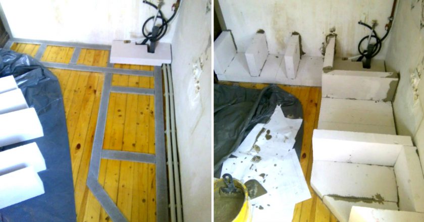 Кухня из блоков