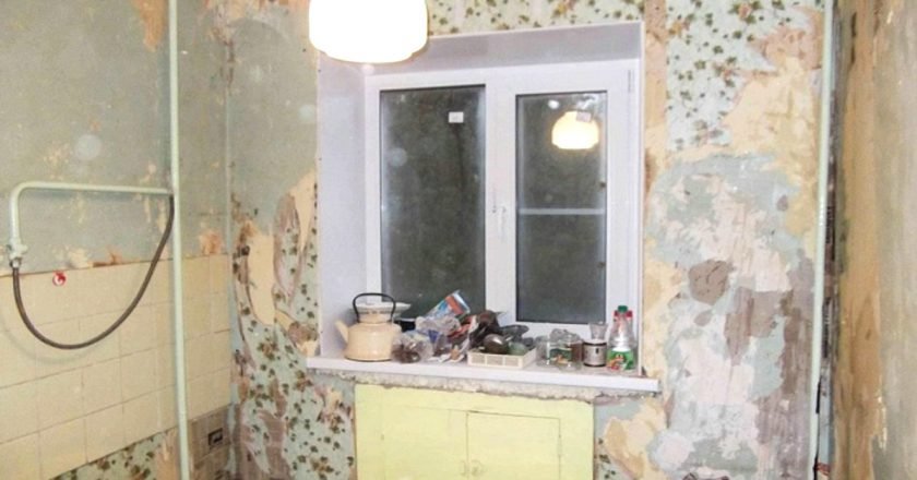 розовая кухня