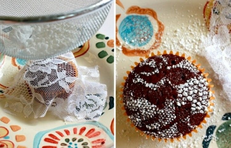 узор на кексе