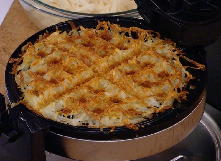 драники в вафельнице