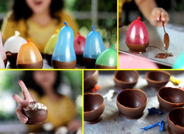 шоколадные блюдца