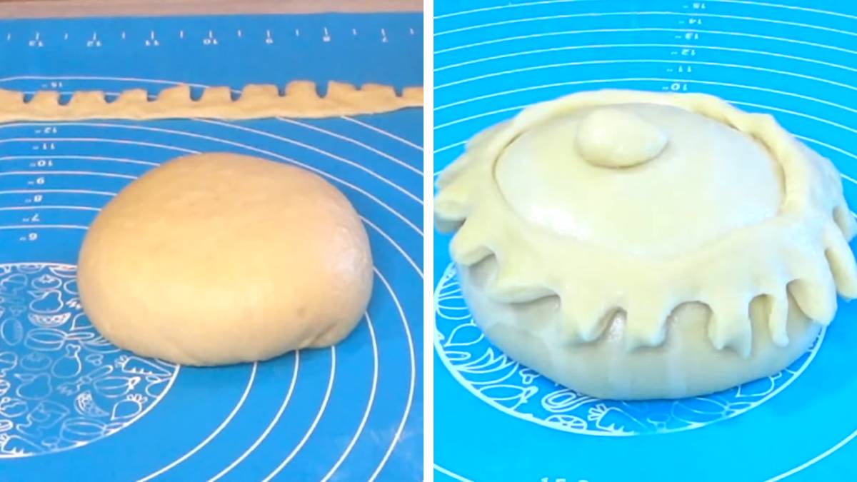 тесто с начинкой