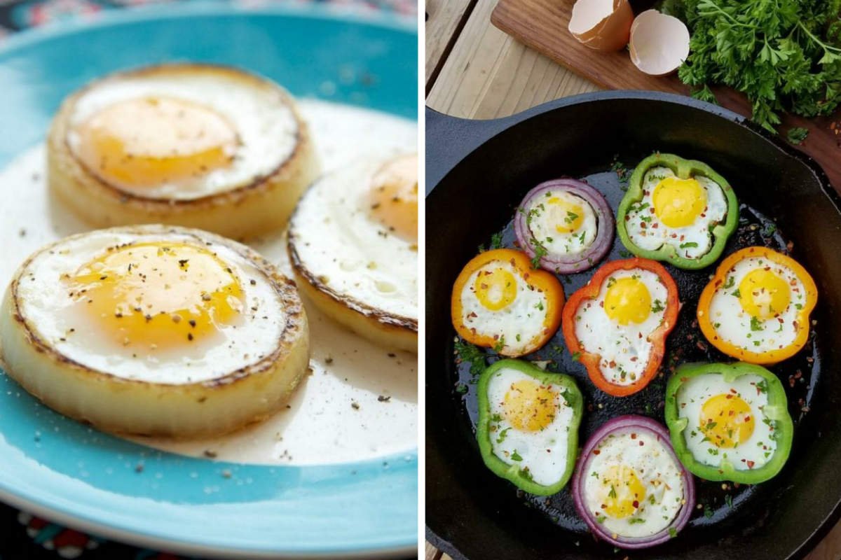 глазунья в луке