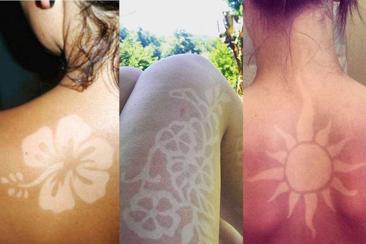 Татуировка на солнце выцвела