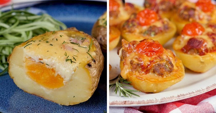 картофельные лодочки рецепт