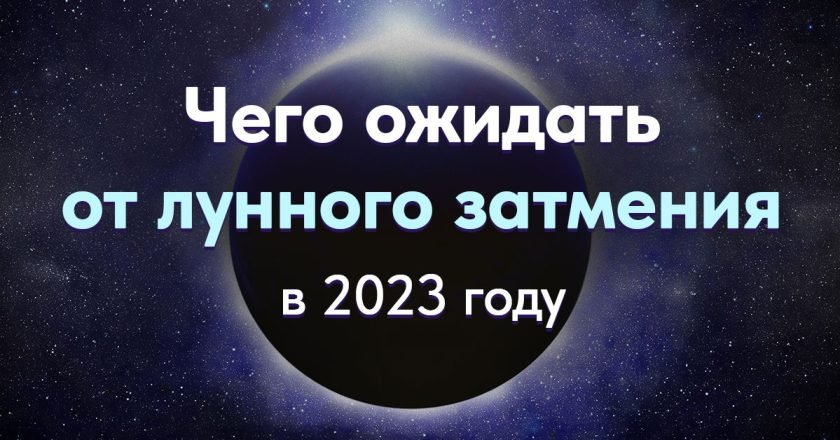 Лунное затмение — 2023: сила зеркальной даты лунное затмение