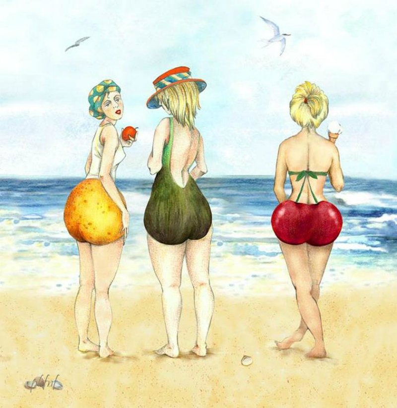 любимый фрукт и характер женщны