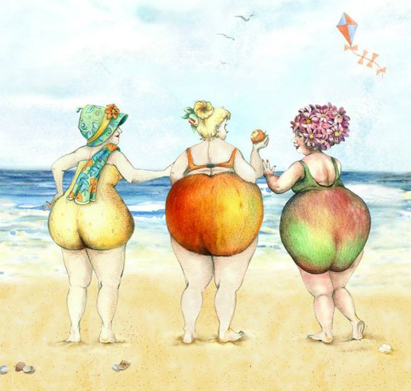 любимый фрукт и характер женщны